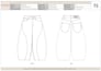 design denim baggy jeans pant, jogger, trouser and complete tech pack